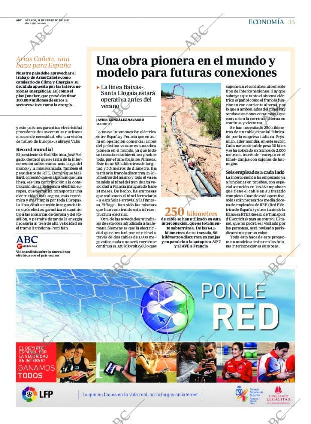 ABC MADRID 21-02-2015 página 35