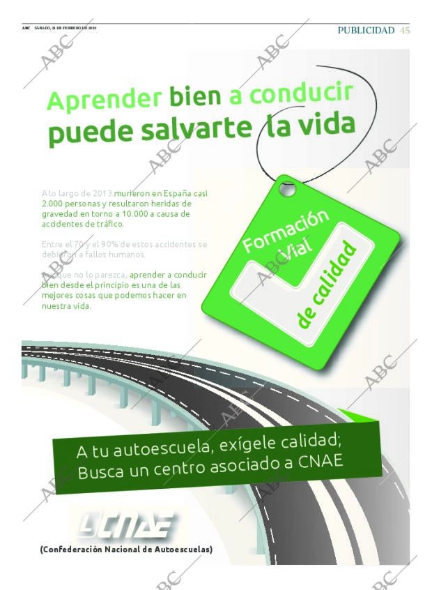 ABC MADRID 21-02-2015 página 45