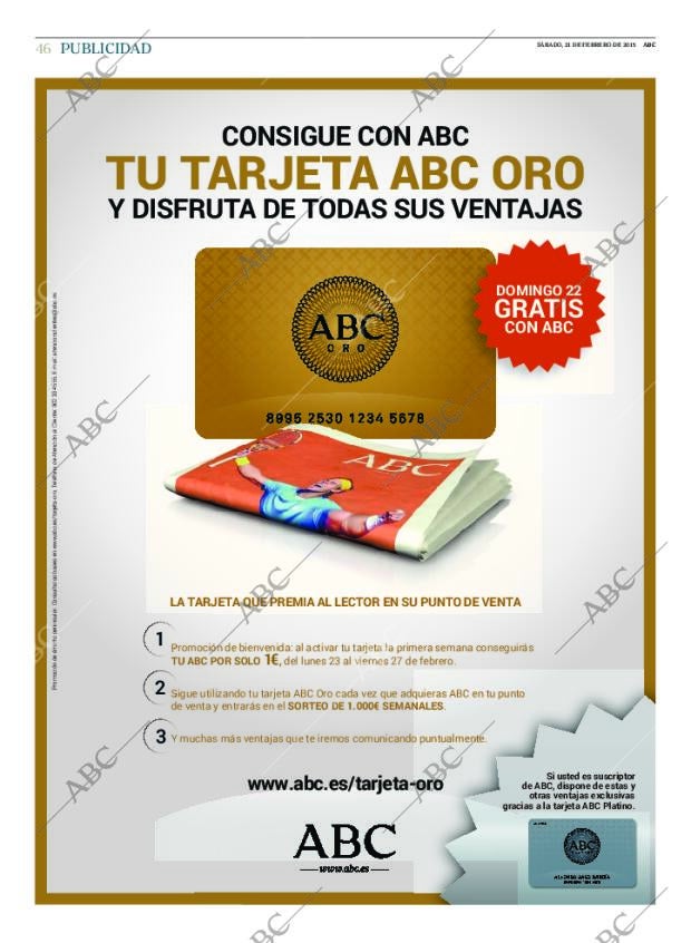 ABC MADRID 21-02-2015 página 46