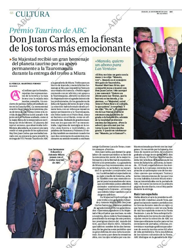 ABC MADRID 21-02-2015 página 48