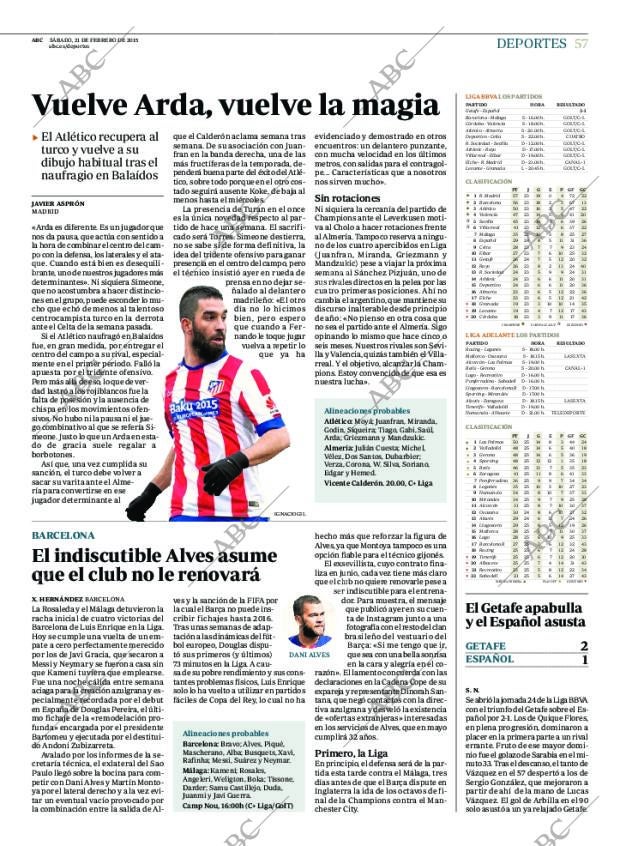 ABC MADRID 21-02-2015 página 57
