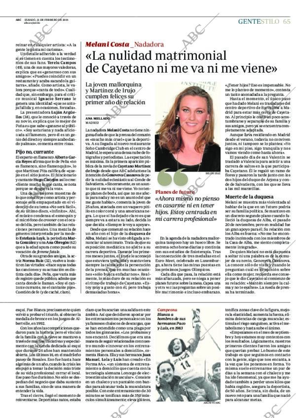 ABC MADRID 21-02-2015 página 65
