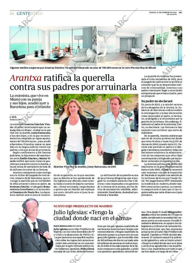 ABC MADRID 21-02-2015 página 66