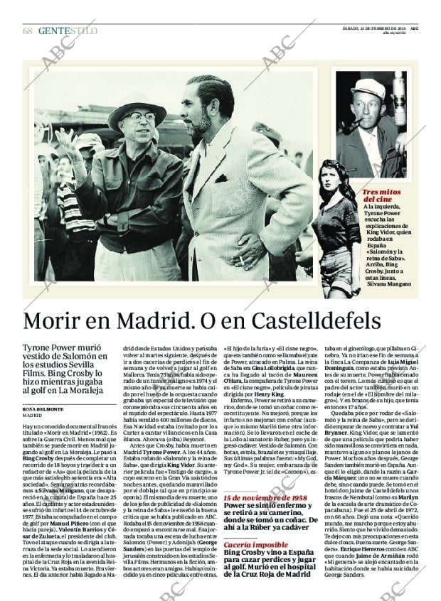 ABC MADRID 21-02-2015 página 68