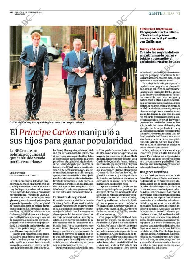 ABC MADRID 21-02-2015 página 71