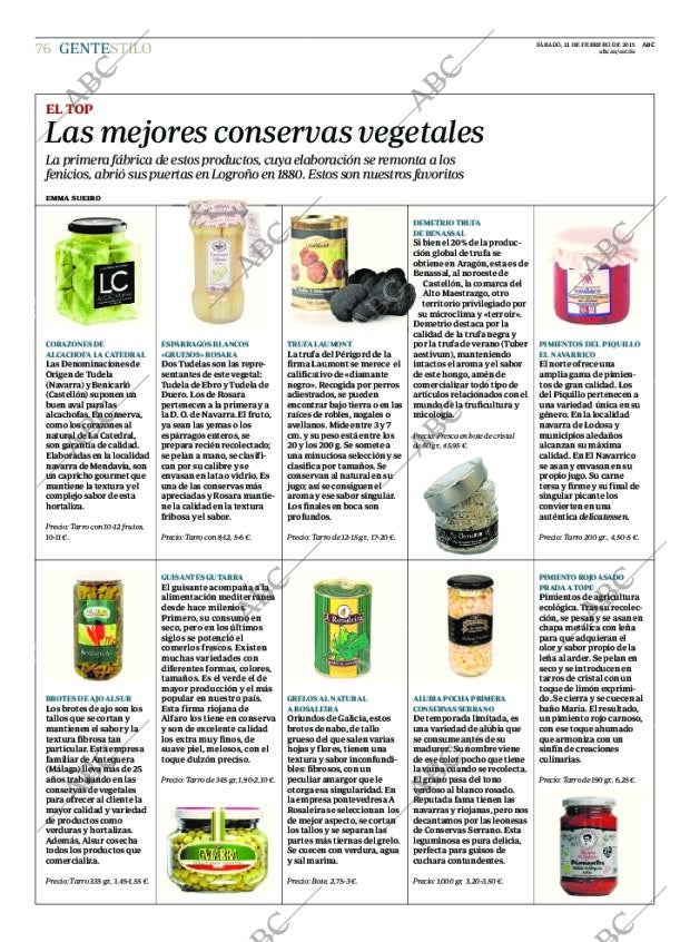 ABC MADRID 21-02-2015 página 76