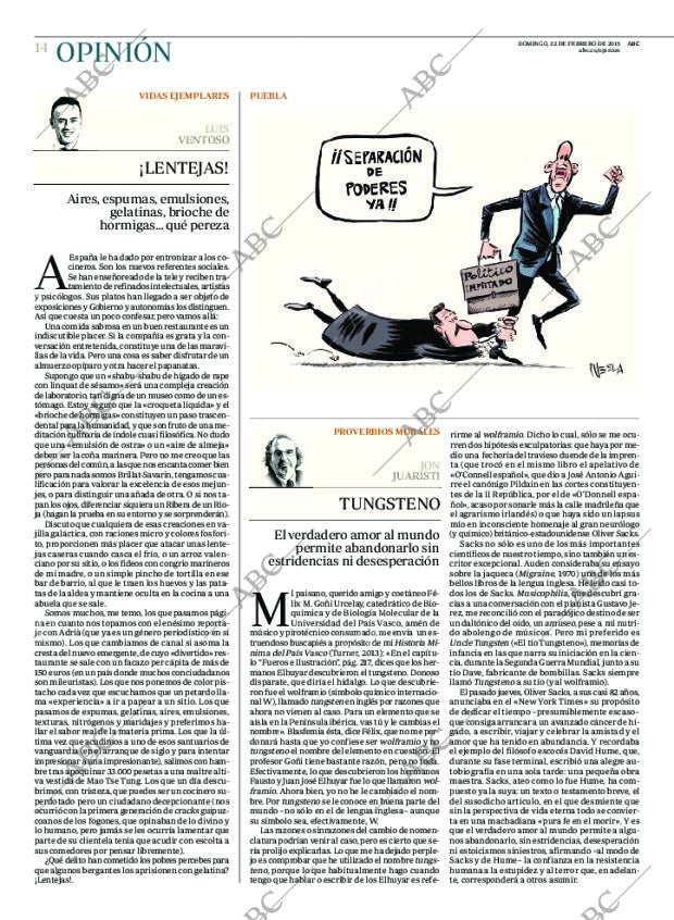 ABC MADRID 22-02-2015 página 14