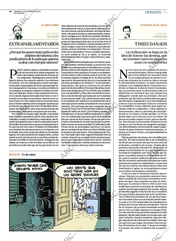 ABC MADRID 22-02-2015 página 15