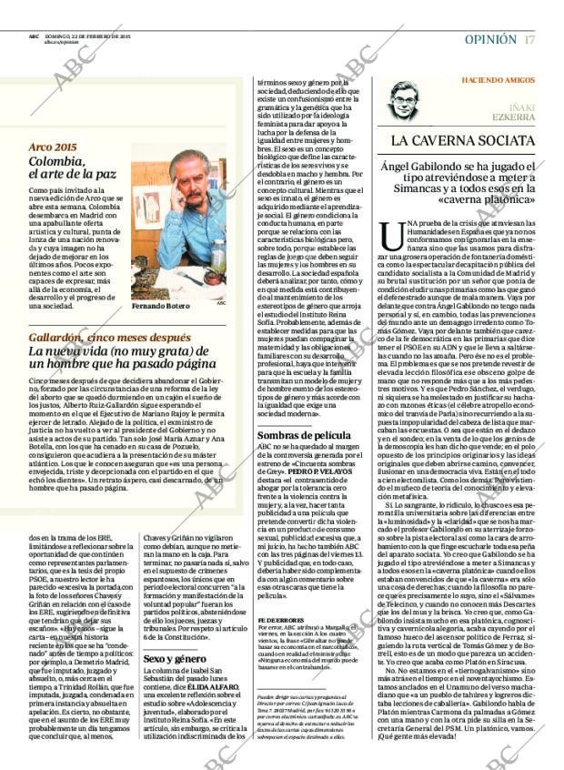 ABC MADRID 22-02-2015 página 17