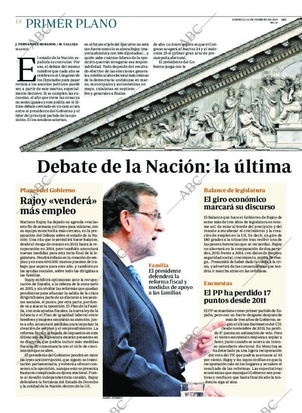 ABC MADRID 22-02-2015 página 18