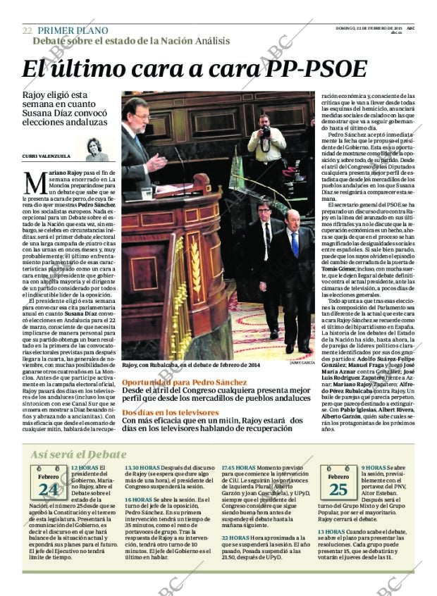 ABC MADRID 22-02-2015 página 22
