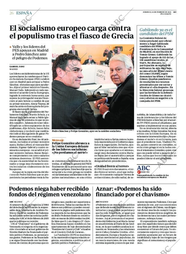 ABC MADRID 22-02-2015 página 26