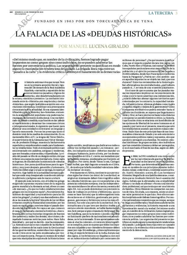 ABC MADRID 22-02-2015 página 3