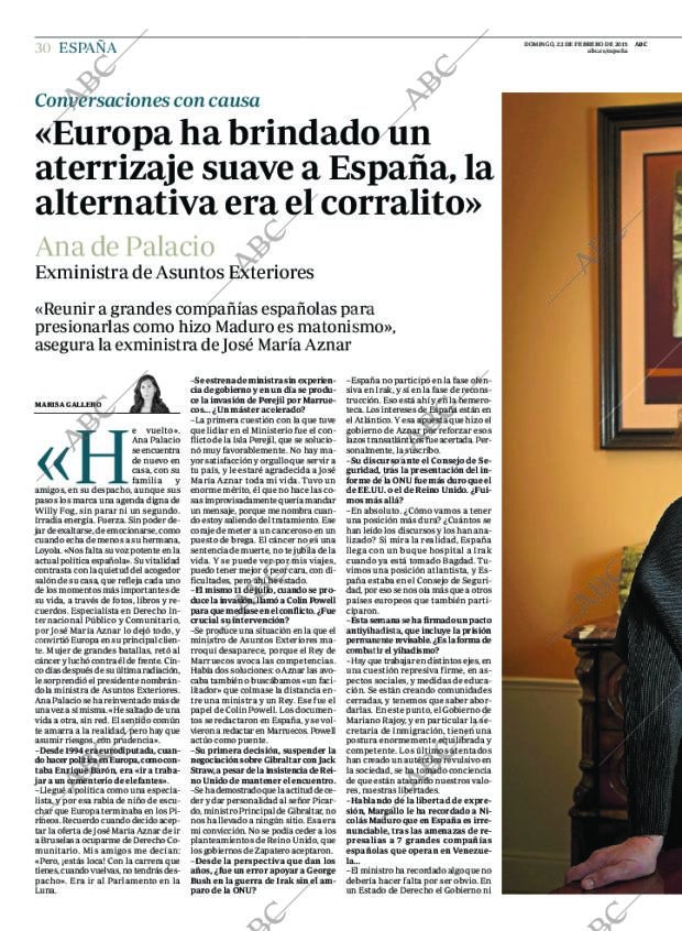 ABC MADRID 22-02-2015 página 30
