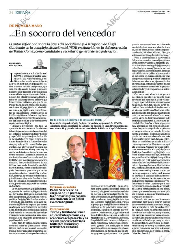 ABC MADRID 22-02-2015 página 34