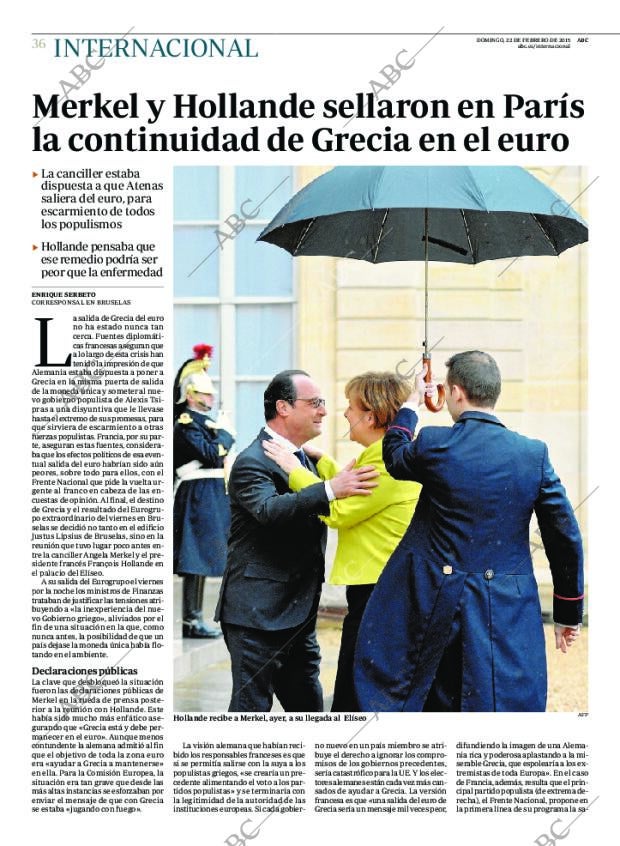 ABC MADRID 22-02-2015 página 36
