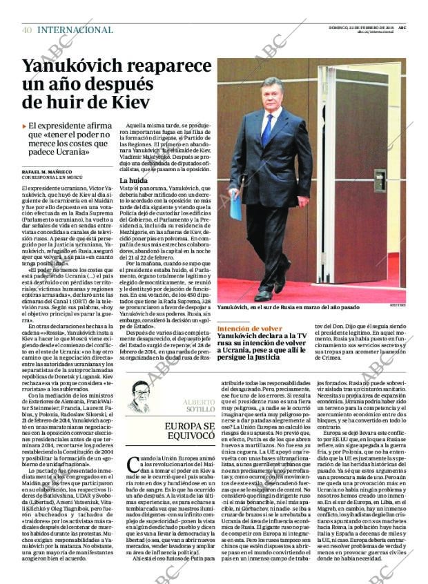 ABC MADRID 22-02-2015 página 40