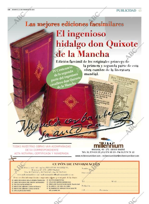 ABC MADRID 22-02-2015 página 43