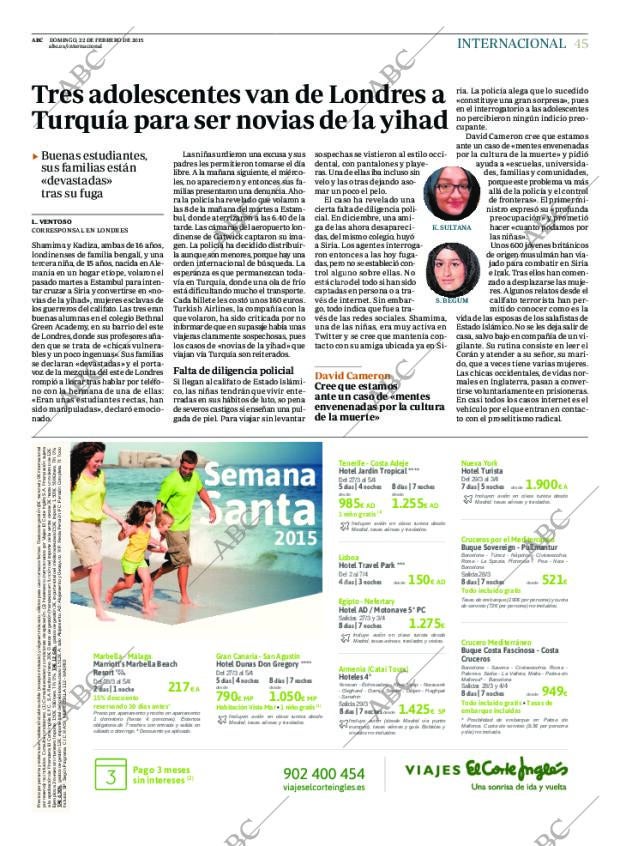 ABC MADRID 22-02-2015 página 45