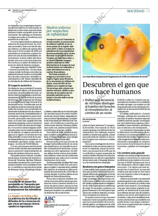 ABC MADRID 22-02-2015 página 53
