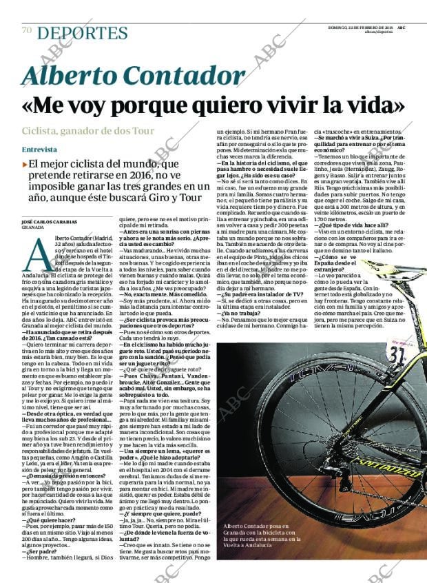 ABC MADRID 22-02-2015 página 70