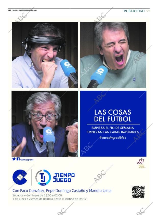 ABC MADRID 22-02-2015 página 77