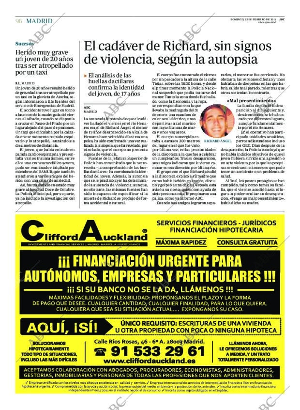 ABC MADRID 22-02-2015 página 96