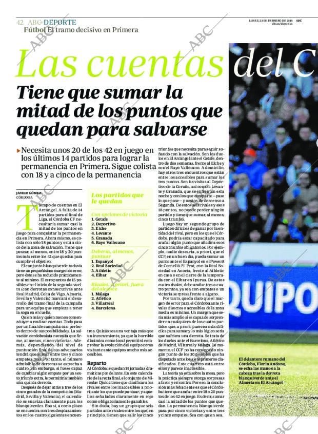 ABC CORDOBA 23-02-2015 página 42