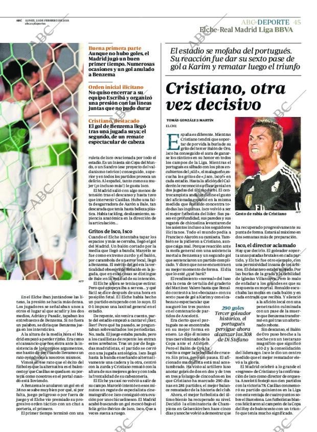 ABC CORDOBA 23-02-2015 página 45
