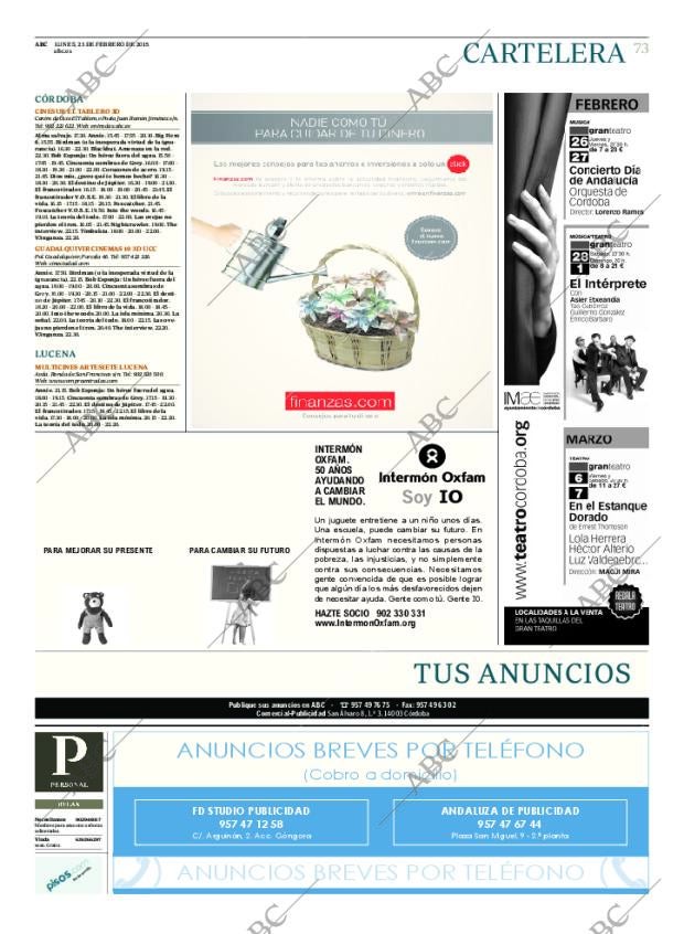 ABC CORDOBA 23-02-2015 página 73