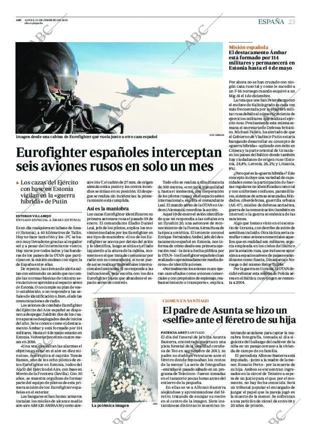 ABC MADRID 23-02-2015 página 23