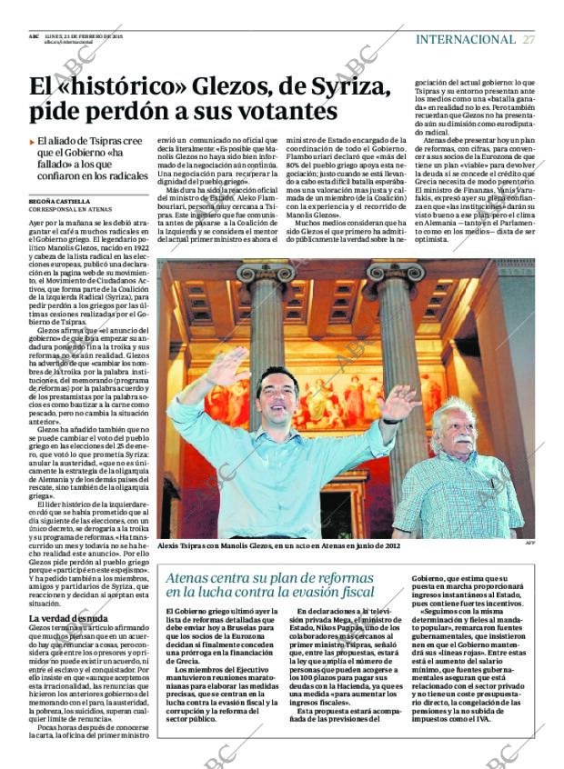 ABC MADRID 23-02-2015 página 27