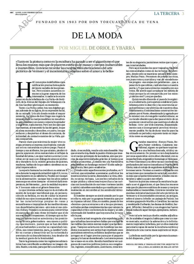 ABC MADRID 23-02-2015 página 3