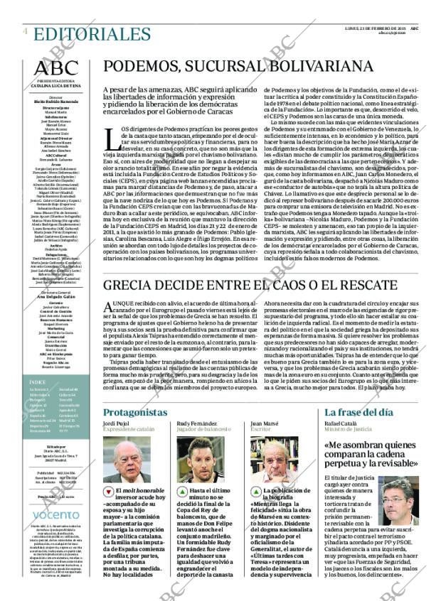ABC MADRID 23-02-2015 página 4