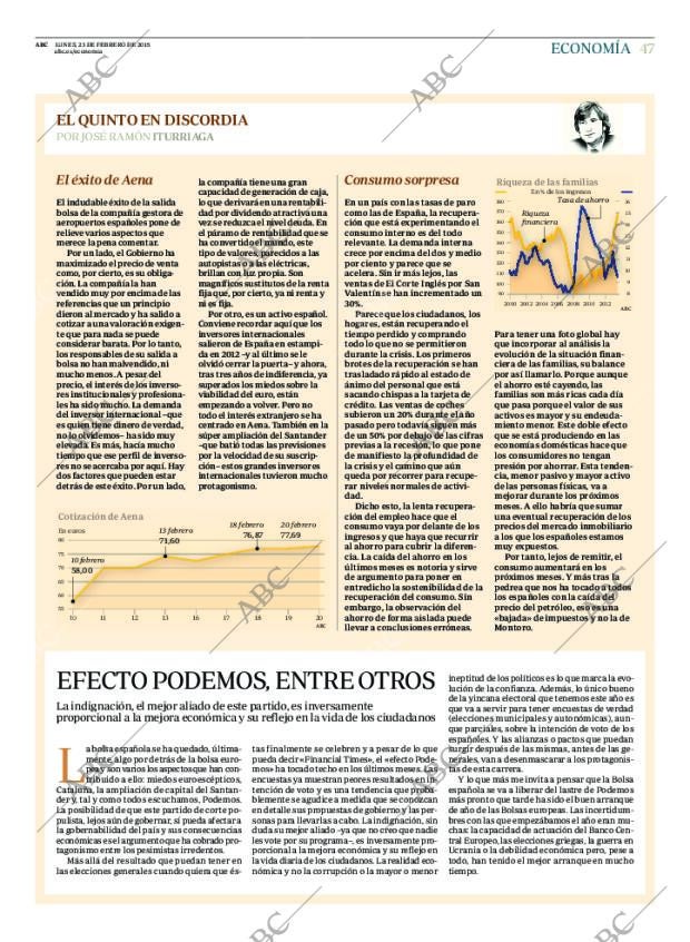 ABC MADRID 23-02-2015 página 47