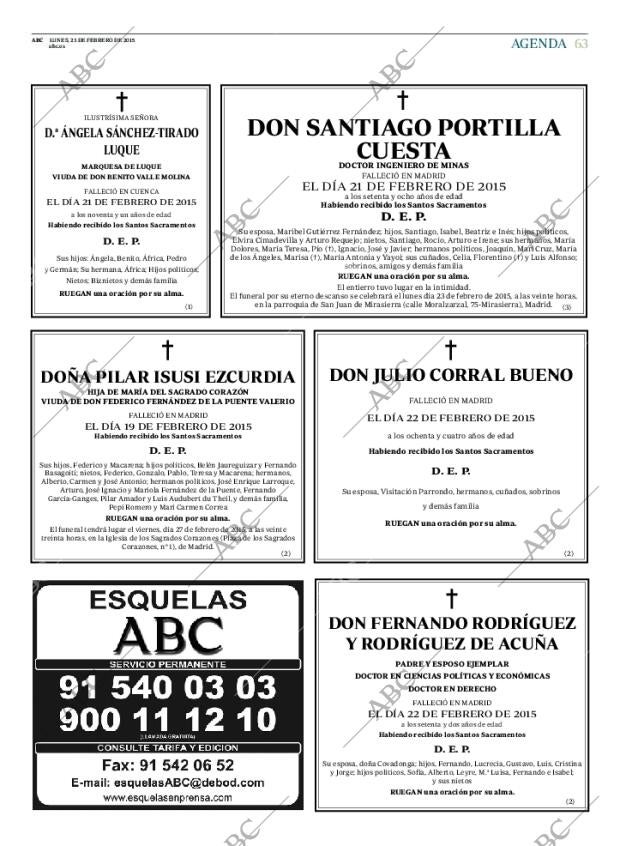 ABC MADRID 23-02-2015 página 63