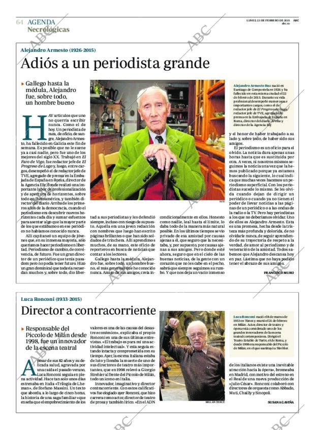 ABC MADRID 23-02-2015 página 64
