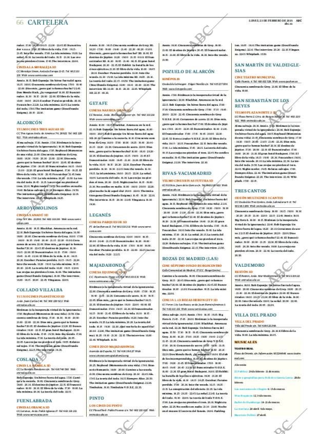 ABC MADRID 23-02-2015 página 66