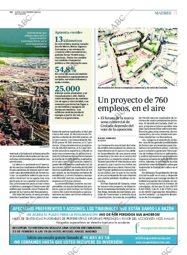 ABC MADRID 23-02-2015 página 71