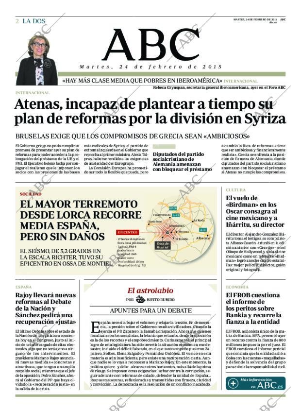 ABC MADRID 24-02-2015 página 2