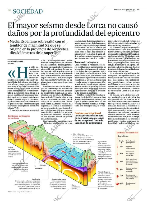 ABC MADRID 24-02-2015 página 40
