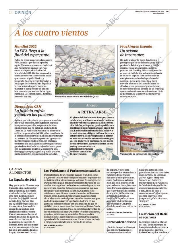 ABC MADRID 25-02-2015 página 14