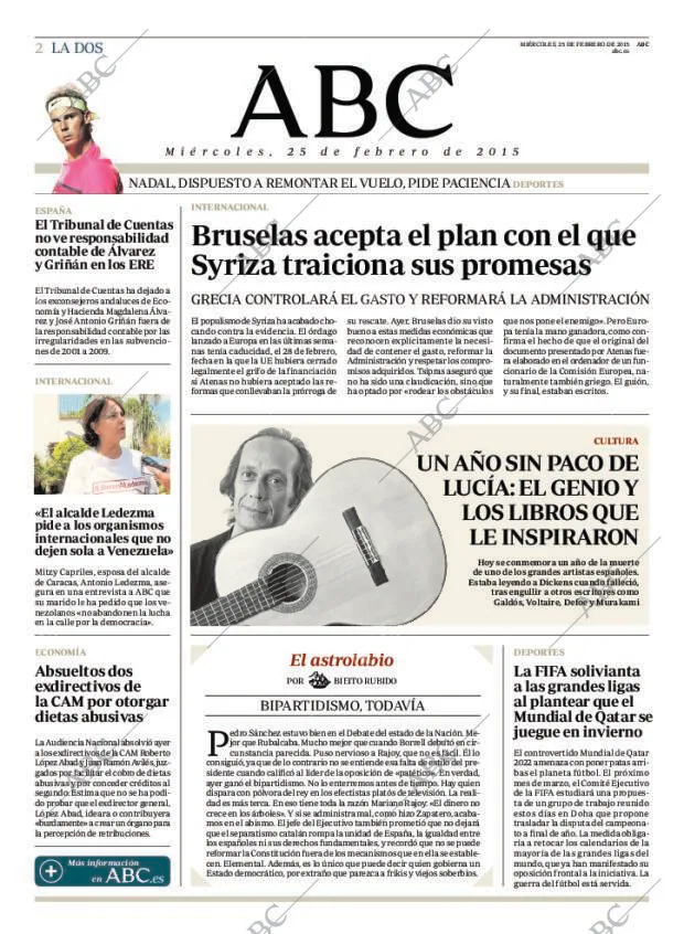 ABC MADRID 25-02-2015 página 2