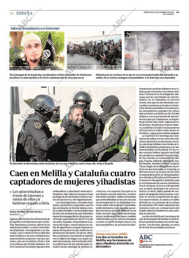 ABC MADRID 25-02-2015 página 26