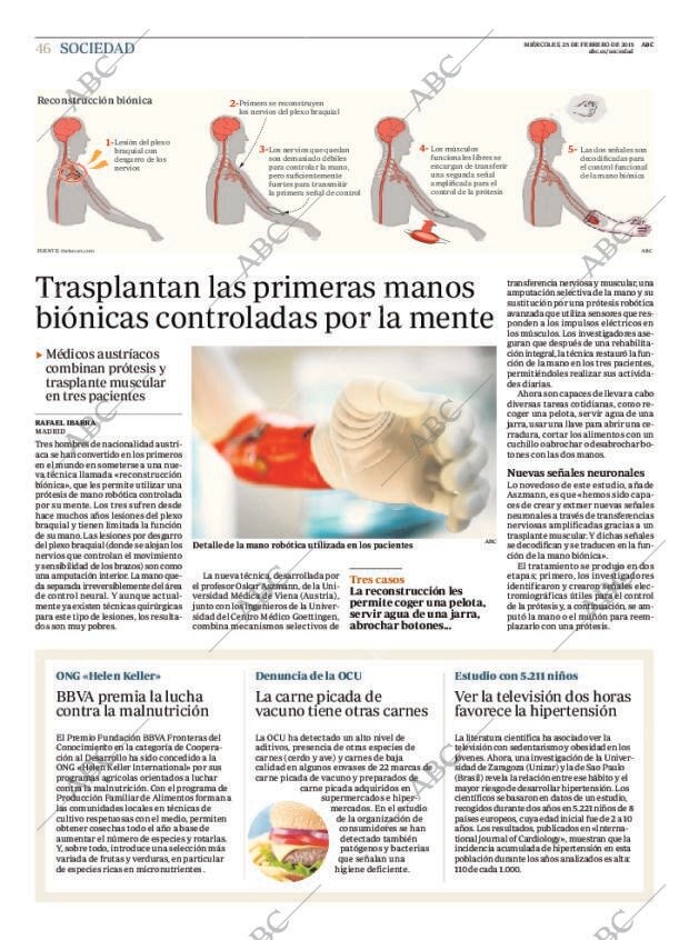 ABC MADRID 25-02-2015 página 46