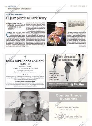 ABC MADRID 25-02-2015 página 64