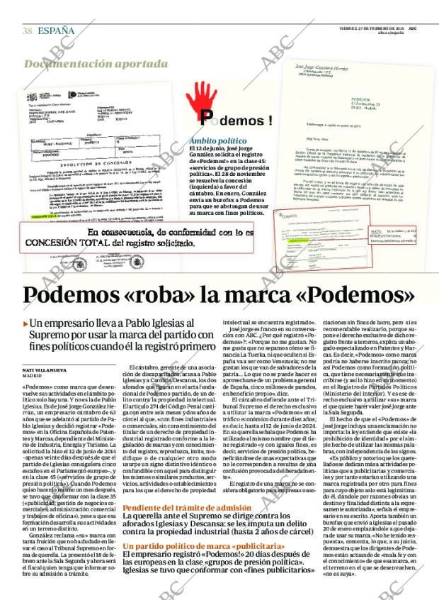 ABC CORDOBA 27-02-2015 página 38