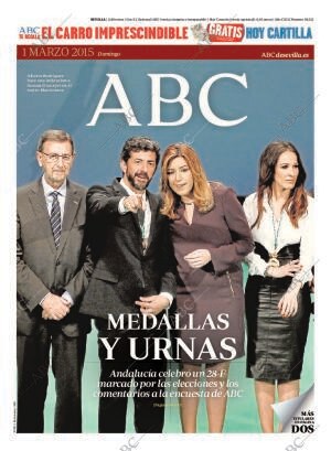 ABC SEVILLA 01-03-2015 página 1