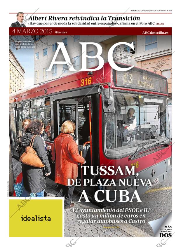ABC SEVILLA 04-03-2015 página 1