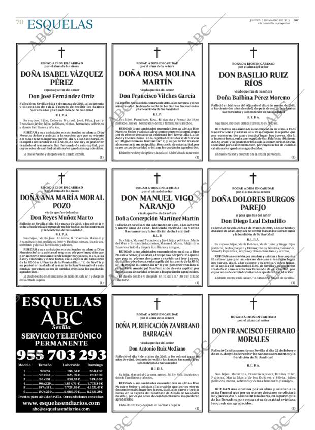 ABC SEVILLA 05-03-2015 página 70